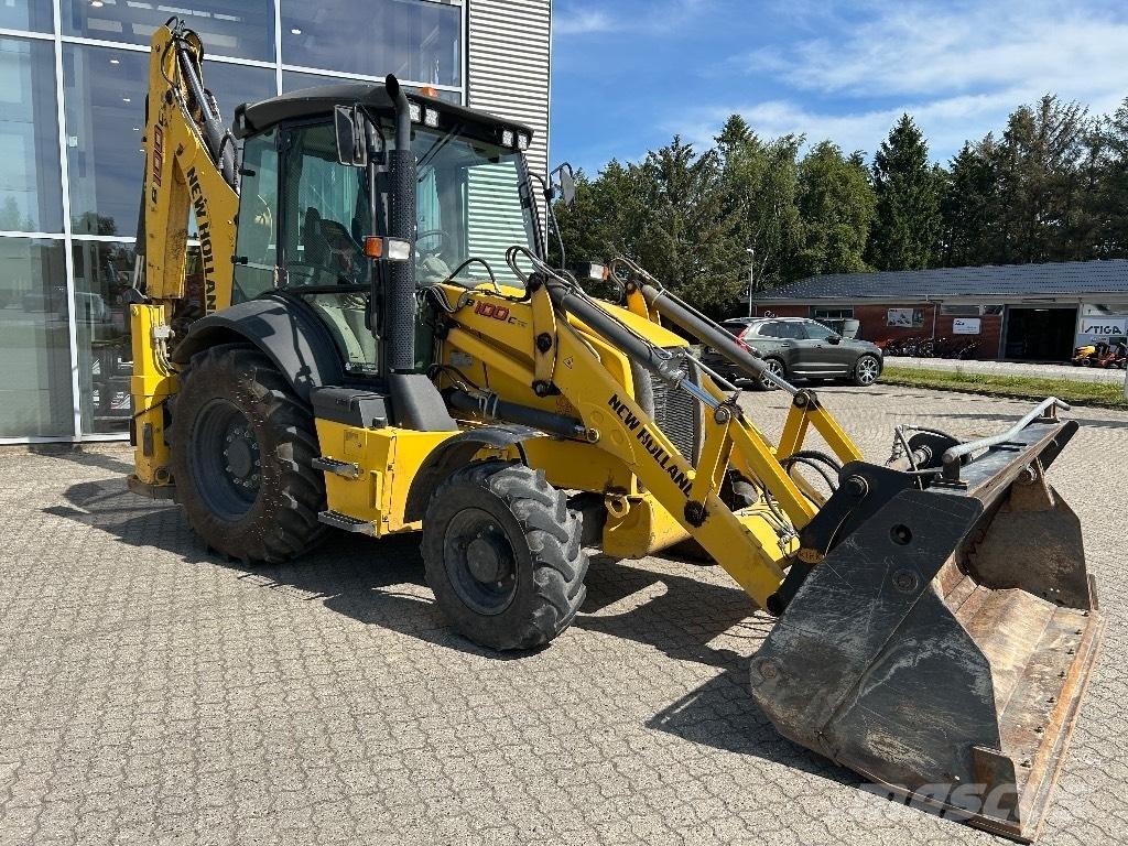 New Holland B 100 C Товарач със заден ексватор