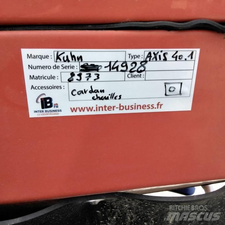 Kuhn Axis 40.1 Минерални приспособления за разширяване на струята