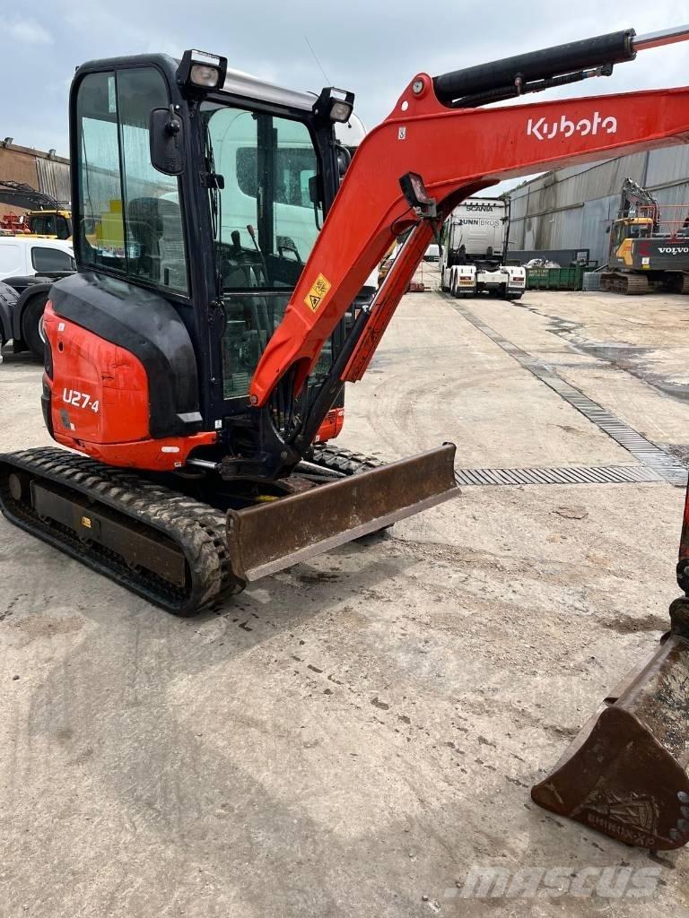 Kubota U 27-4 Мини екскаватори < 7 т