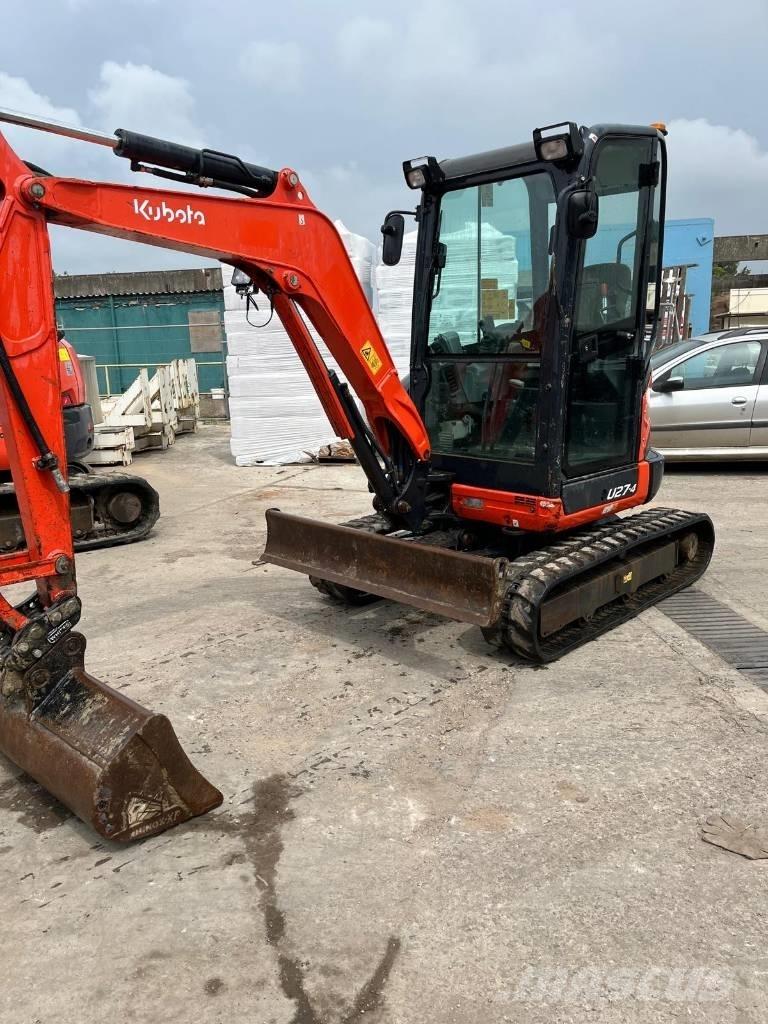 Kubota U 27-4 Мини екскаватори < 7 т
