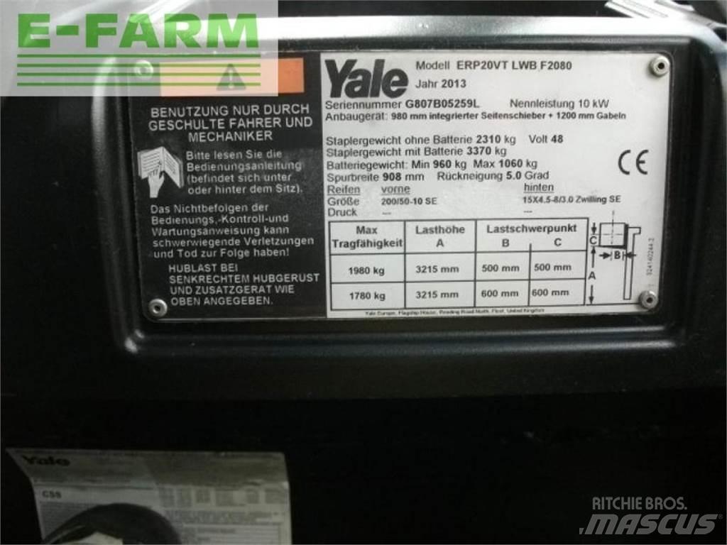 Yale erp 20 vt lwb Вилични кари-повдигачи - други
