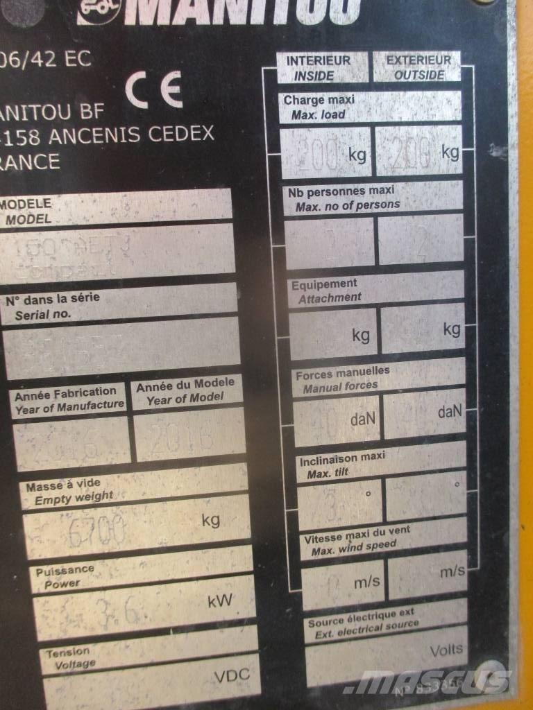 Manitou 150 AET JC Съчленени стрелови подемници