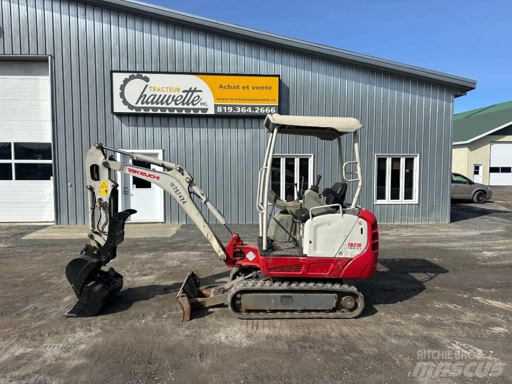 Takeuchi TB 216 Мини екскаватори < 7 т