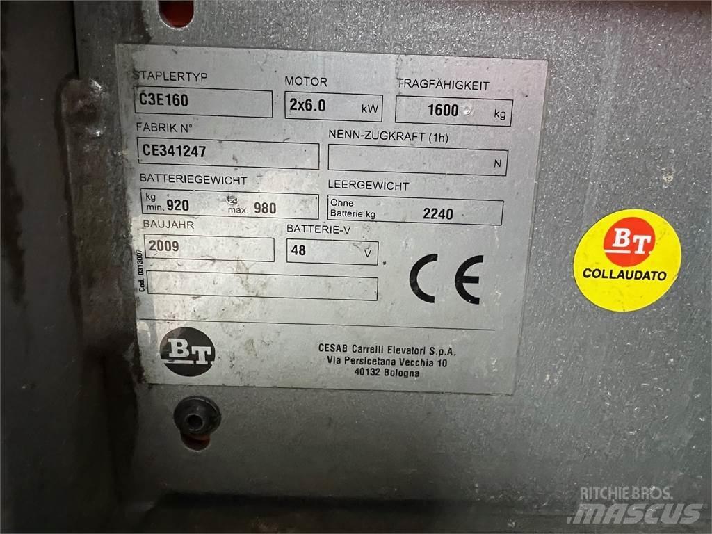 BT C3E160 Електрически вилични кари-повдигачи
