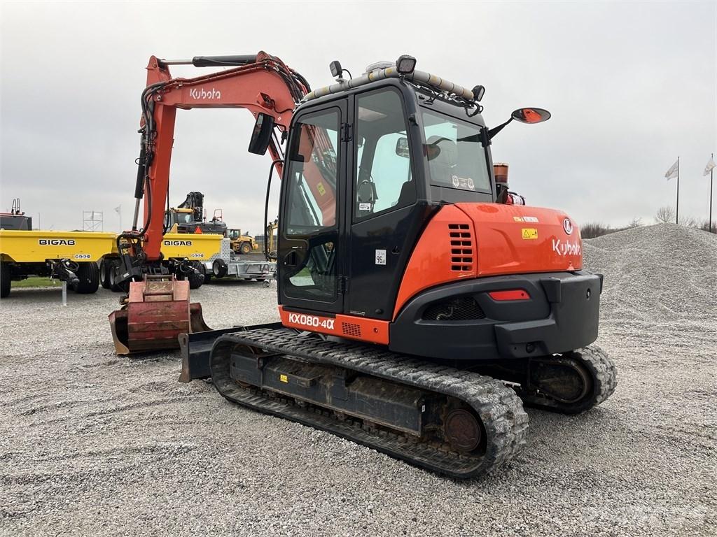 Kubota KX 080-4 Средни екскаватори 7т - 12т