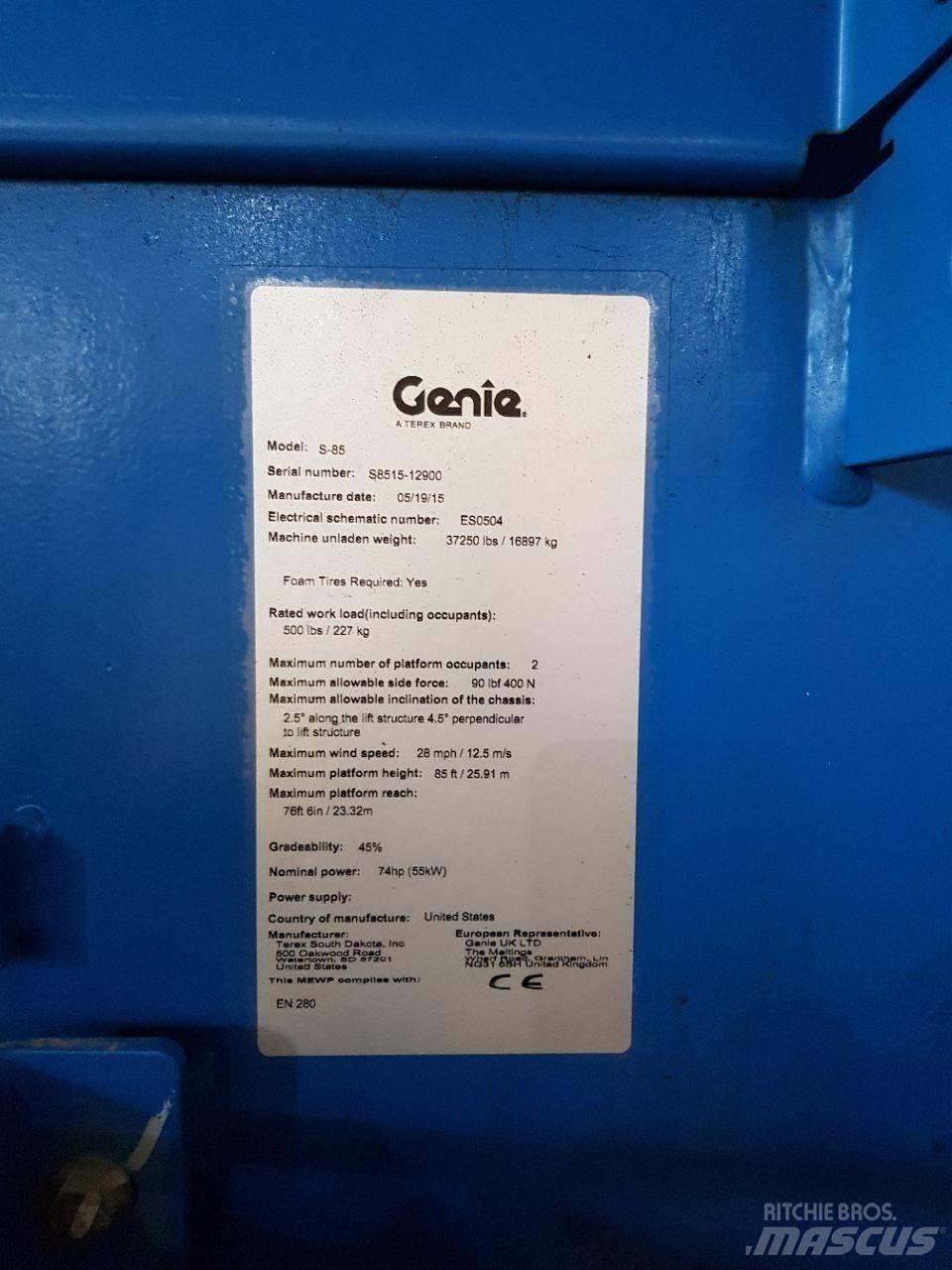 Genie S85 Телескопични повдигачи

