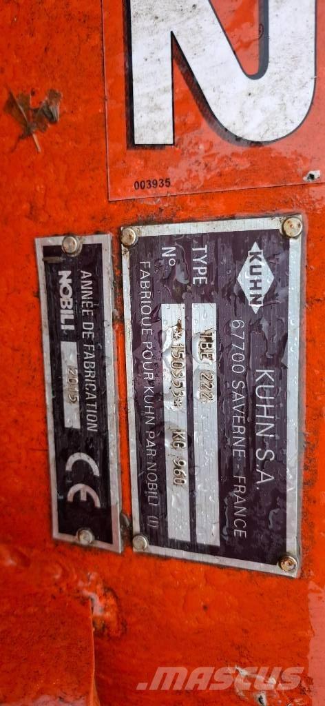 Kuhn TBE 222 Стъблорезачки