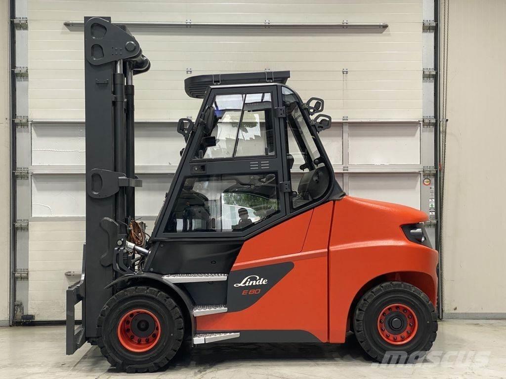 Linde E80-01/900 Електрически вилични кари-повдигачи