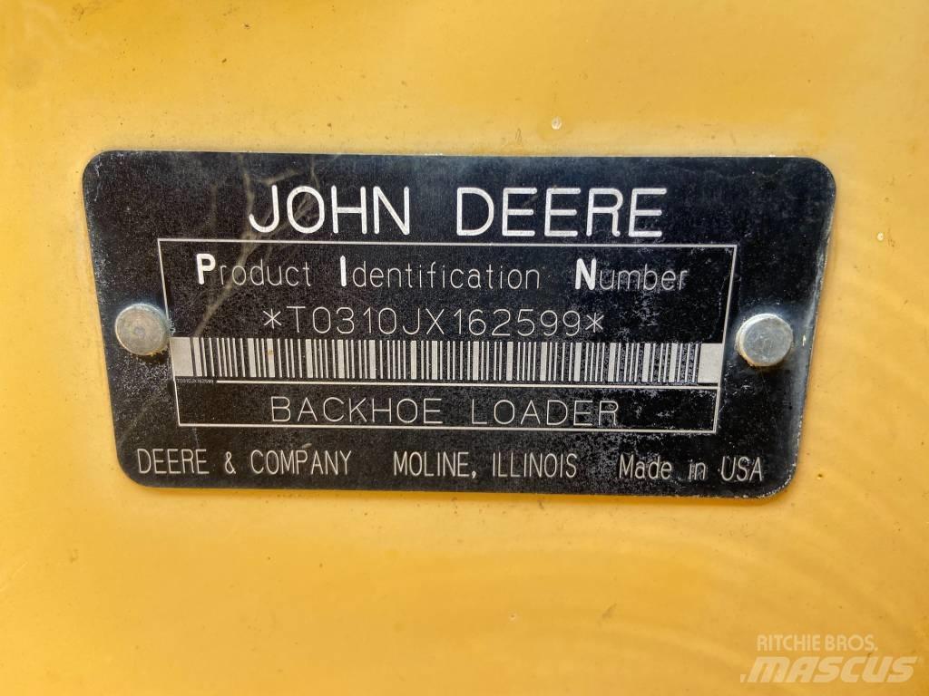 John Deere 310J Товарач със заден ексватор