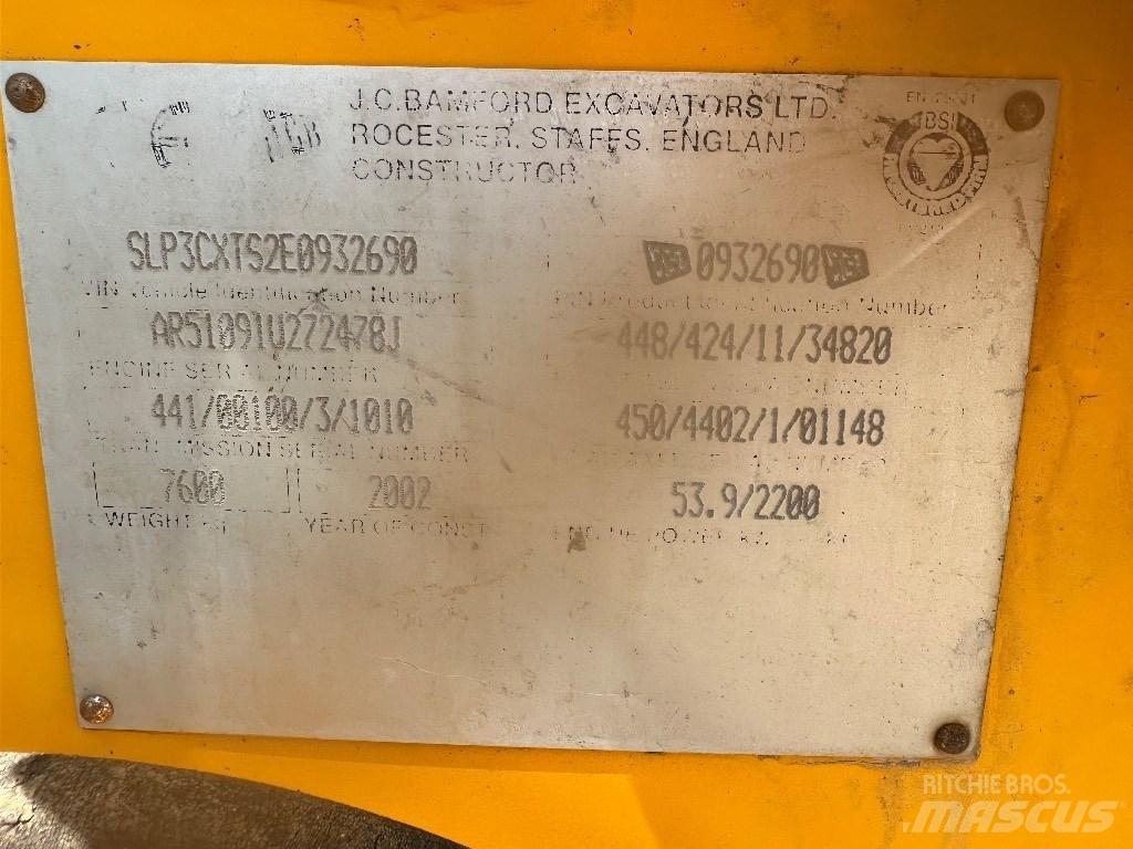 JCB 3 CX Товарач със заден ексватор