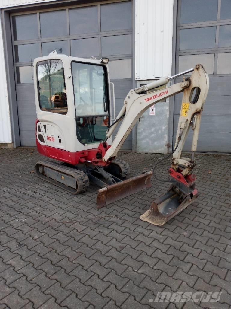 Takeuchi TB 216 Мини екскаватори < 7 т