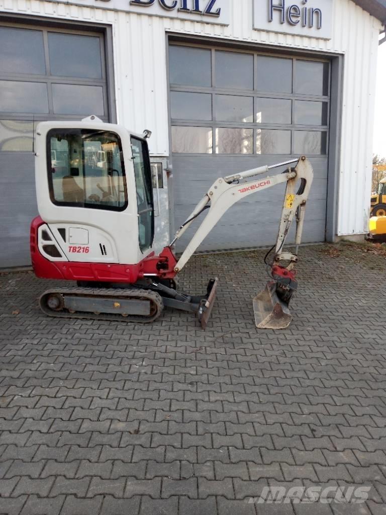 Takeuchi TB 216 Мини екскаватори < 7 т