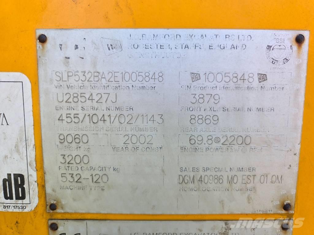 JCB 532-120 Телескопични товарачи
