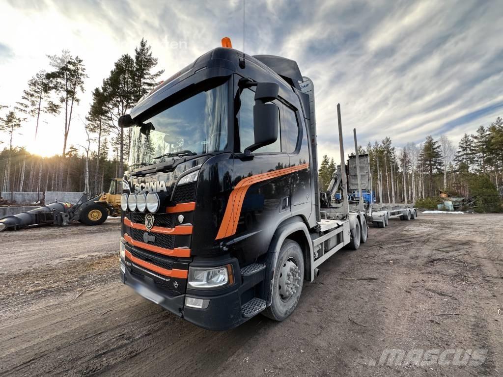 Scania R 650 Ekipage За превоз на дървени трупи