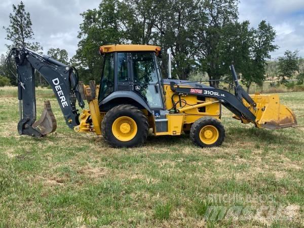 John Deere 310SL HL Товарач със заден ексватор
