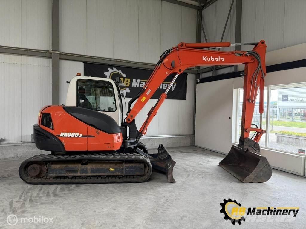 Kubota KX080-3 Средни екскаватори 7т - 12т