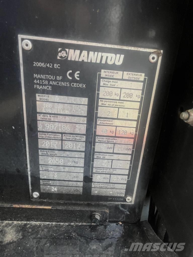 Manitou 100 VJR Вертикални мачтови повдигачи
