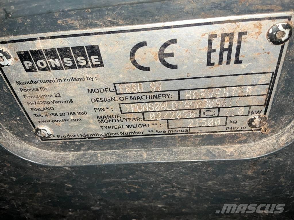 Ponsse ERGO 8W Харвестери
