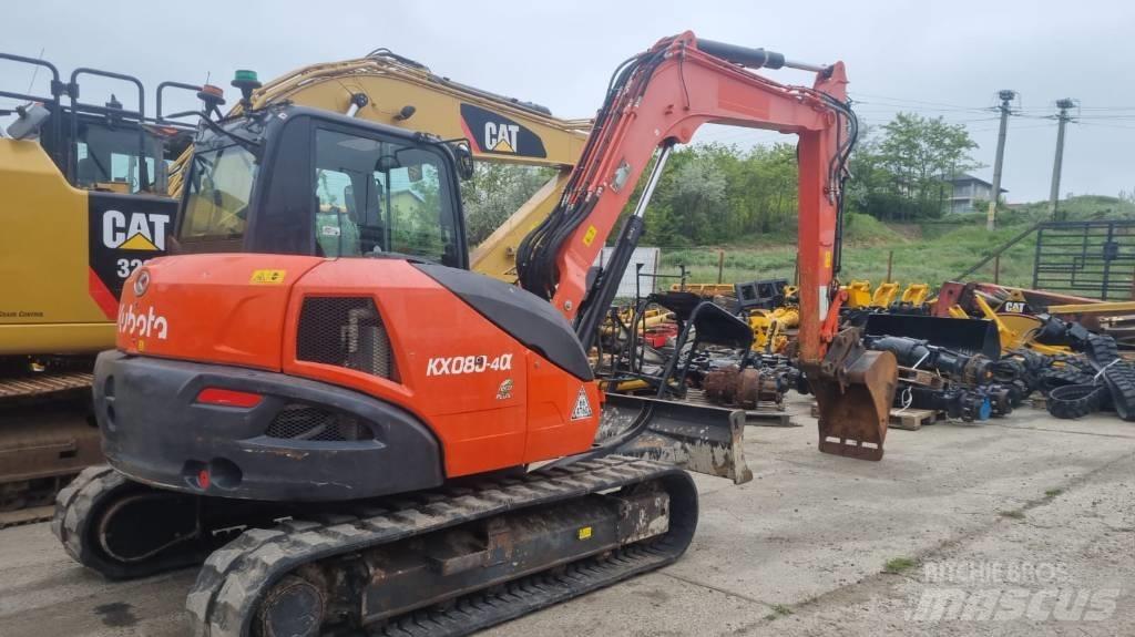 Kubota Kx 080-4 Средни екскаватори 7т - 12т