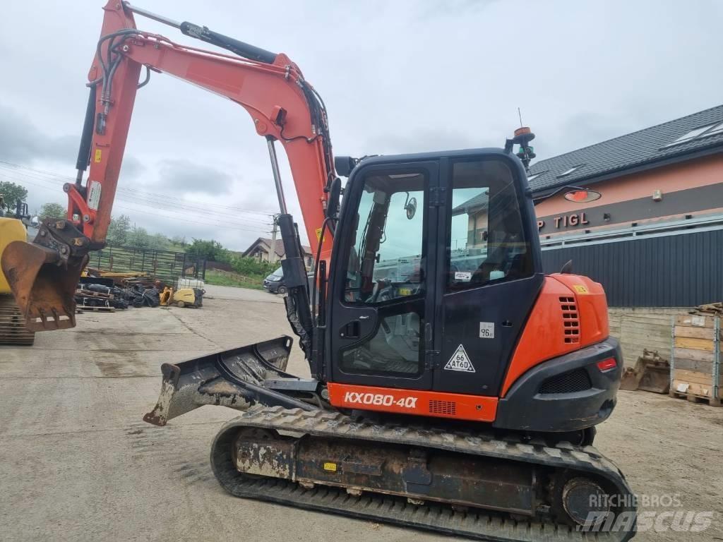 Kubota Kx 080-4 Средни екскаватори 7т - 12т