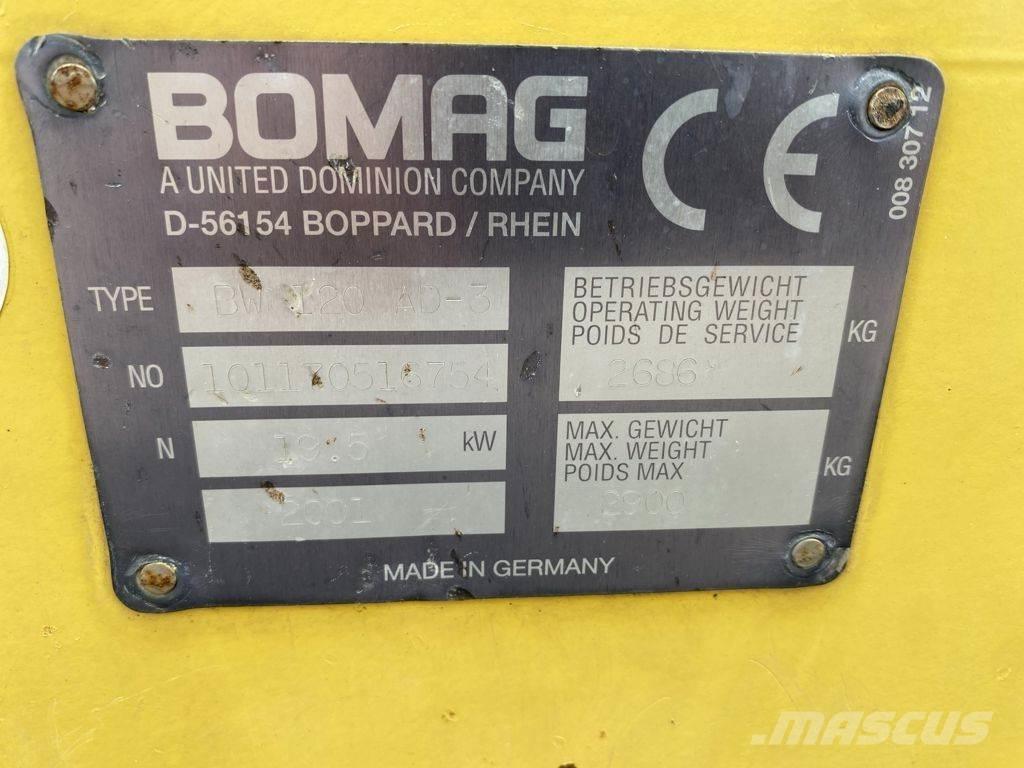 Bomag BW 120 AD Уплътнители за плочи
