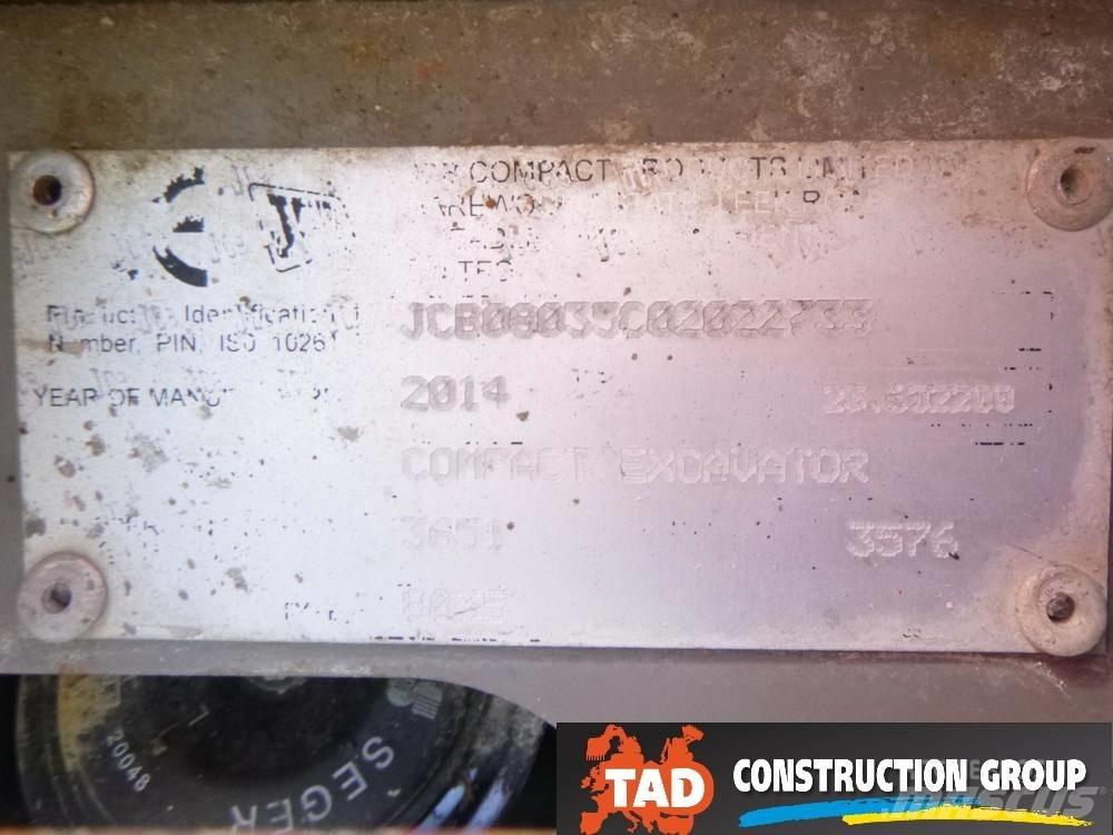 JCB 8035 ZTS Мини екскаватори < 7 т