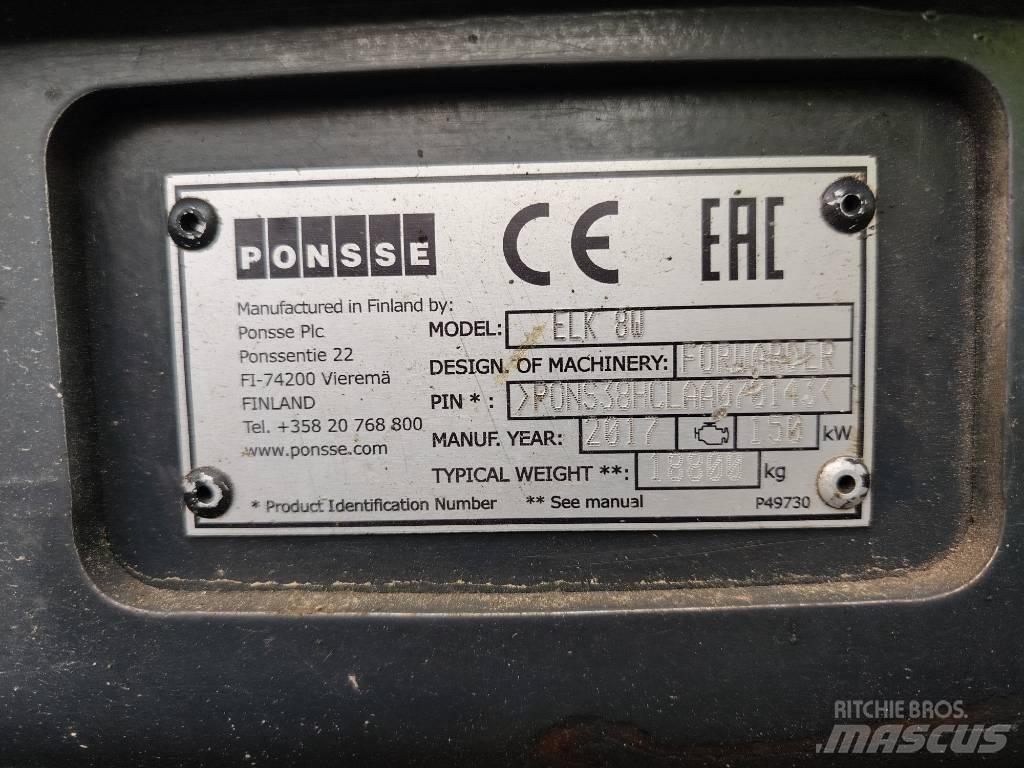 Ponsse Elk 8W Форуардери