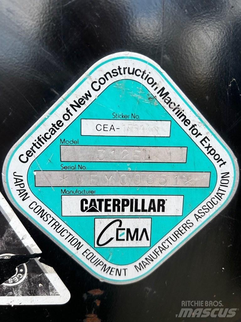 CAT 312 E Верижен екскаватор