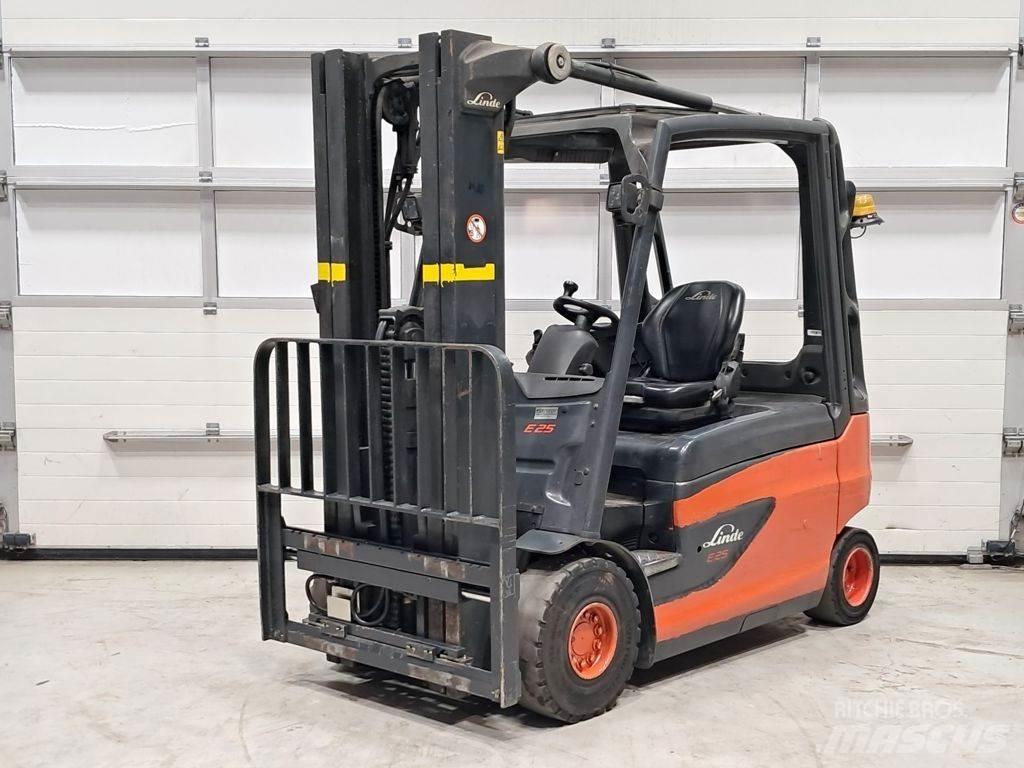 Linde E25L-01 Електрически вилични кари-повдигачи