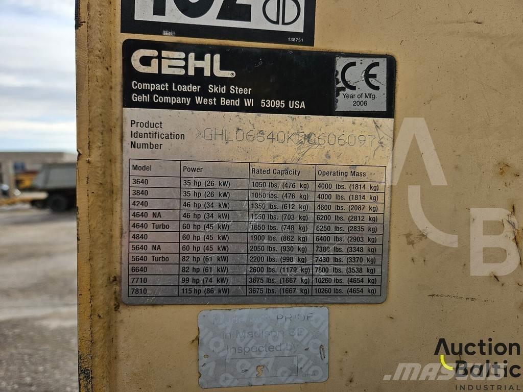 Gehl 6640 Мини товарачи
