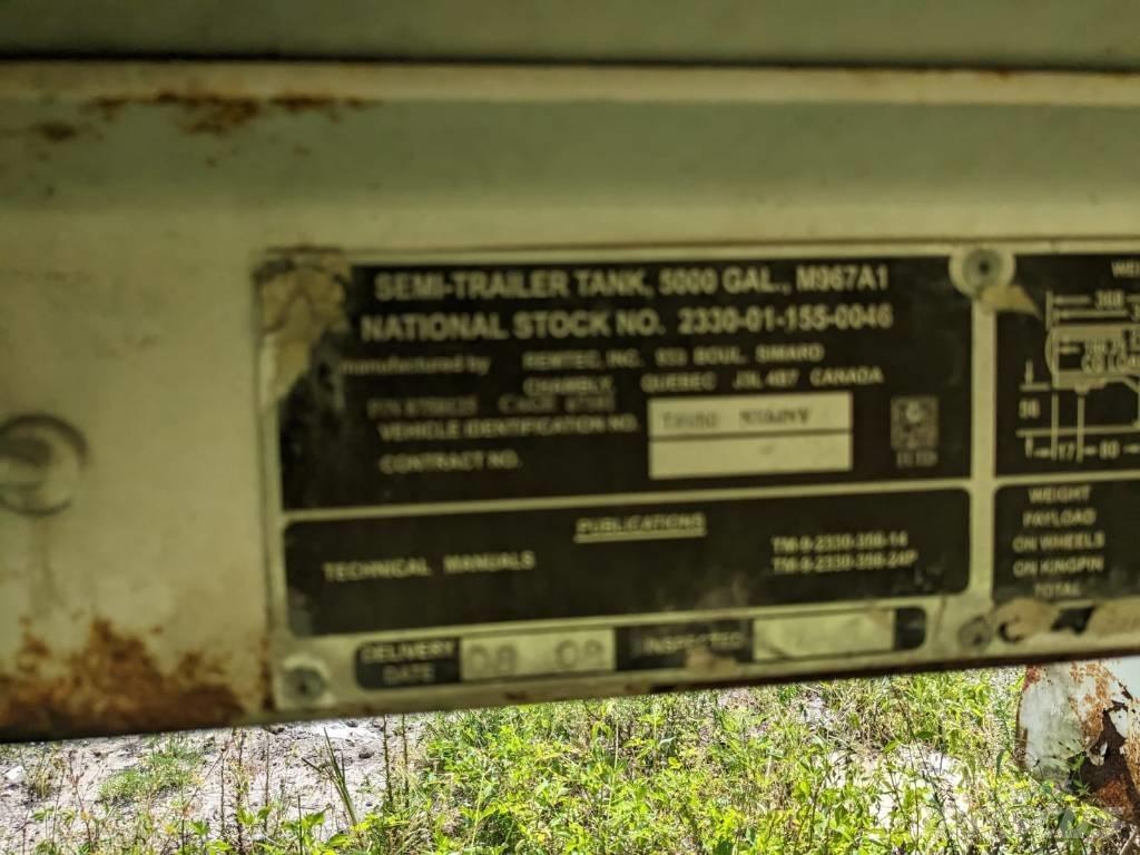 Remtec m67a1 Цистерна