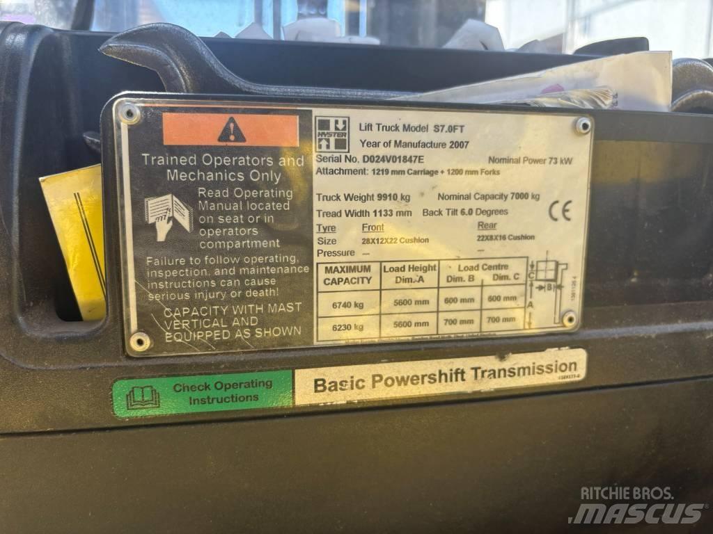 Hyster S7.0FT Камиони с АГУ