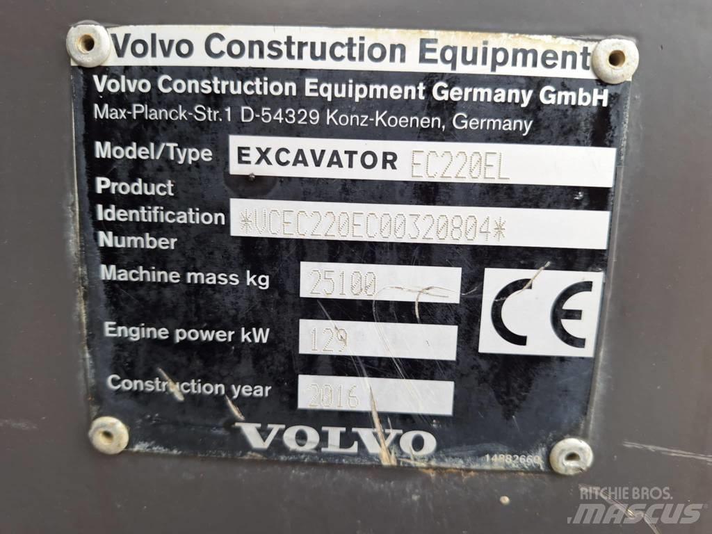 Volvo EC 220 EL Верижен екскаватор