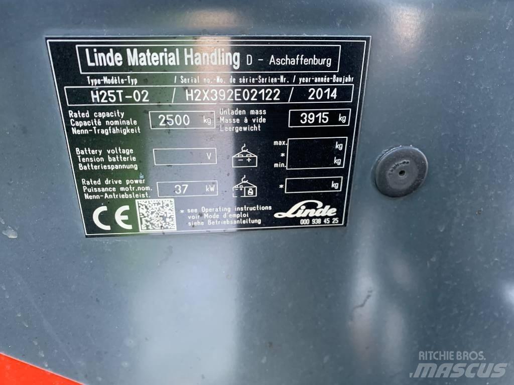 Linde H25T-02 Камиони с АГУ