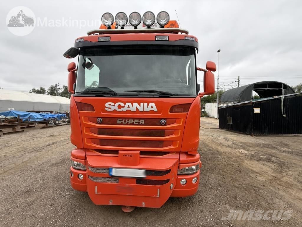 Scania R 450 bodbil Автокранове