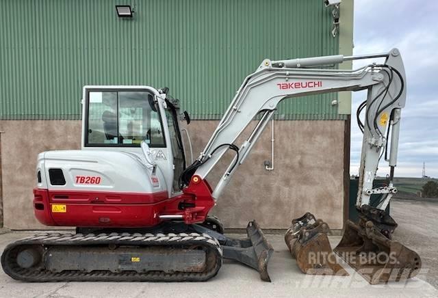 Takeuchi TB 260 Мини екскаватори < 7 т