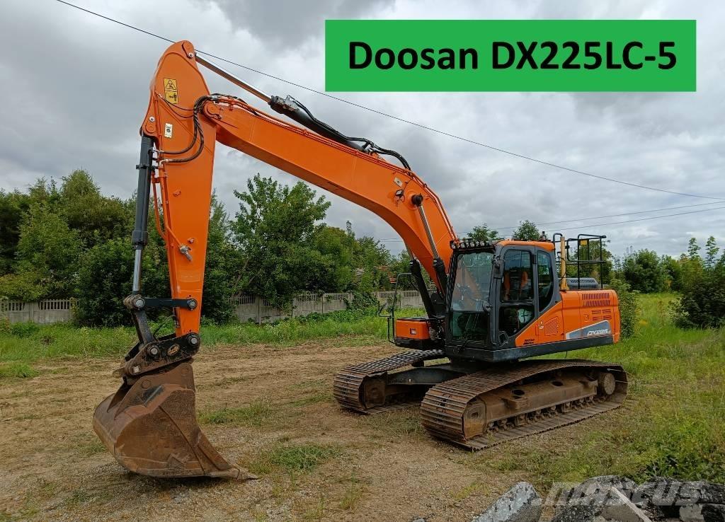 Doosan DX 225 LC-5 Верижен екскаватор
