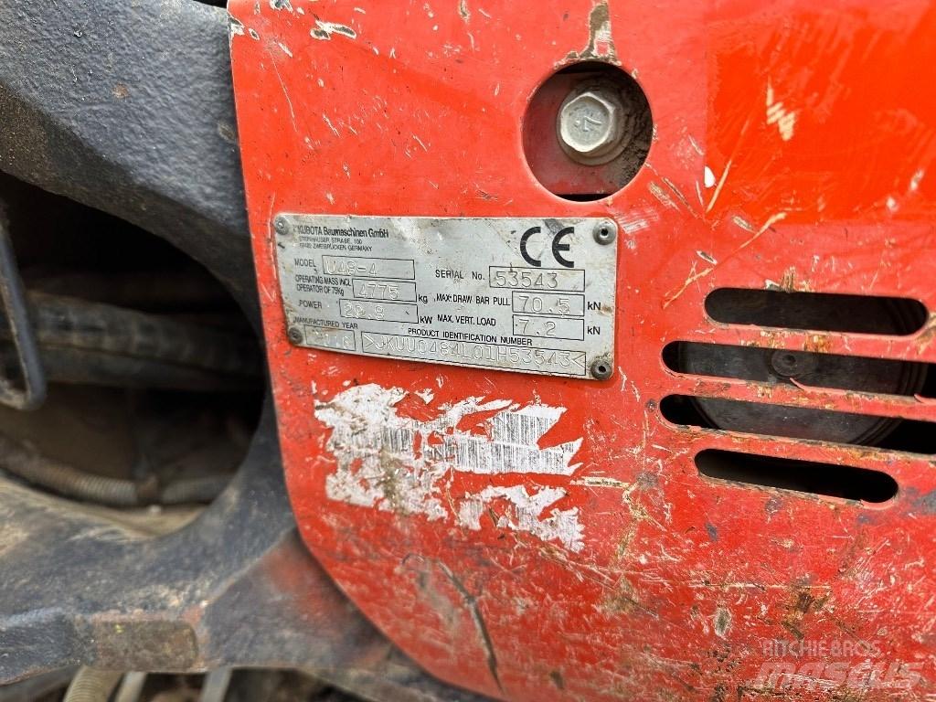 Kubota KX 048-4 Мини екскаватори < 7 т