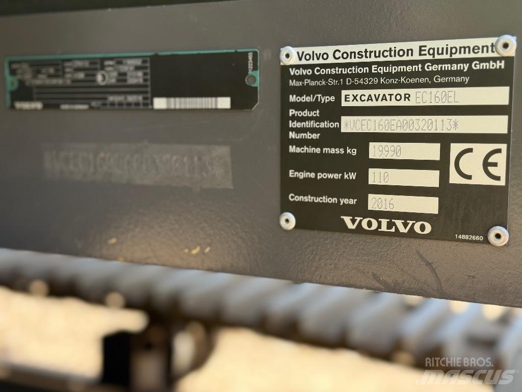 Volvo EC 160 EL Верижен екскаватор