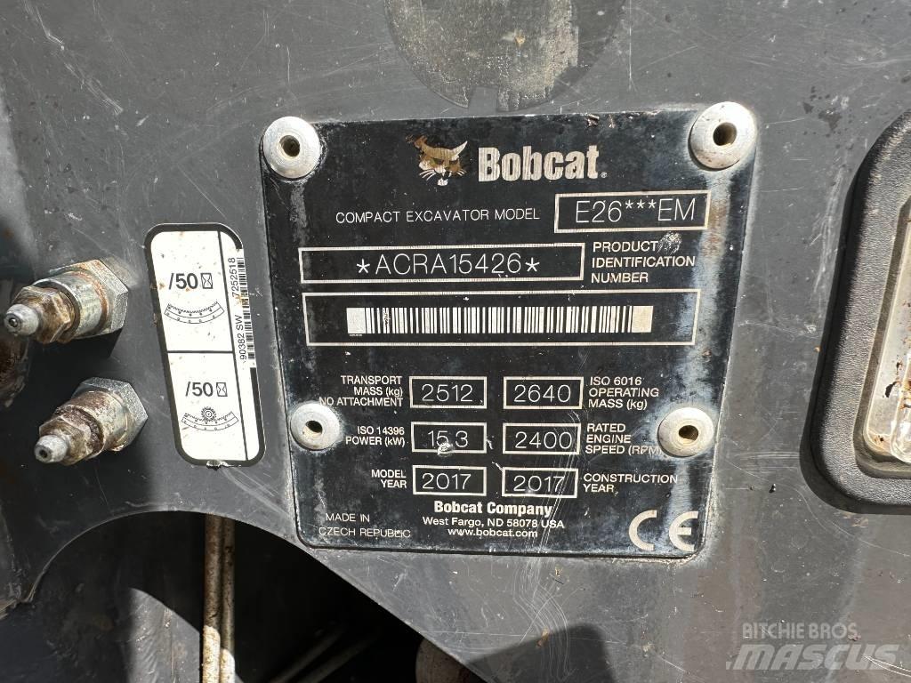 Bobcat E 26 Мини екскаватори < 7 т