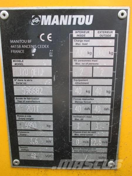 Manitou 170AETJ Съчленени стрелови подемници