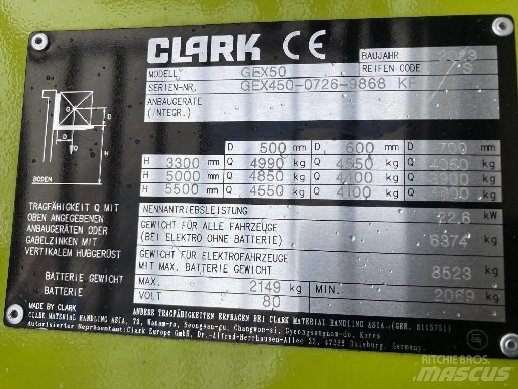 Clark GEX 50 Електрически вилични кари-повдигачи