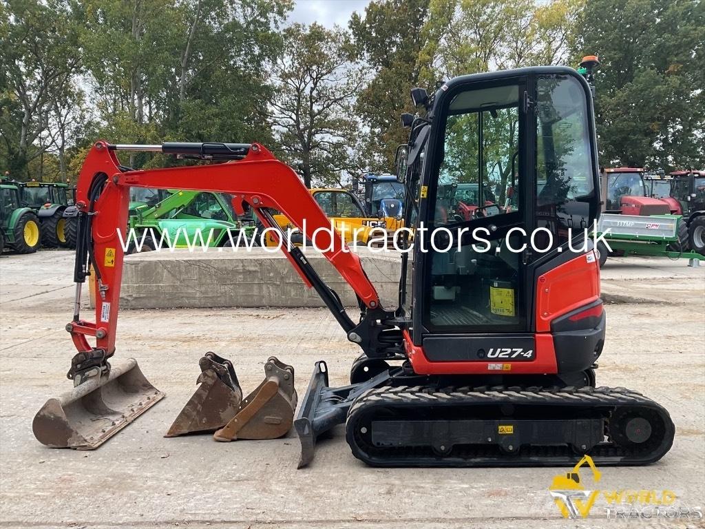 Kubota U 27-4 Мини екскаватори < 7 т
