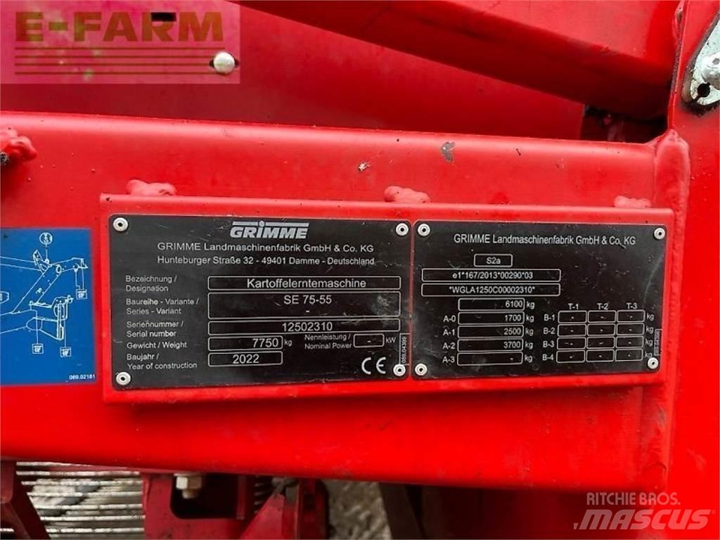 Grimme se 75-55 sb Комбайни за картофи и копачи
