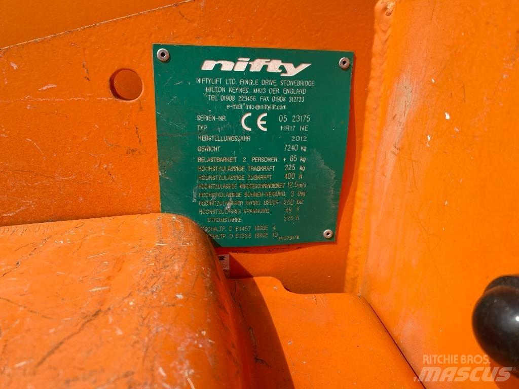 Niftylift HR 17NE Съчленени стрелови подемници