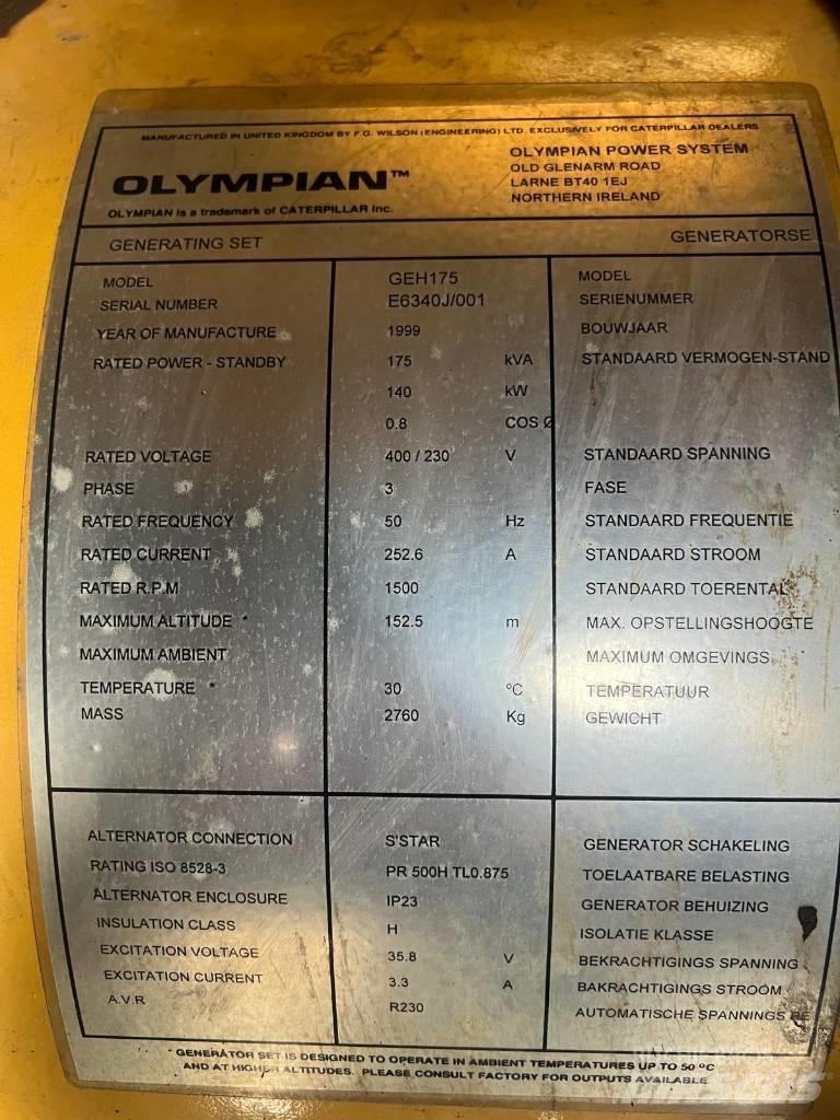 Olympian GEH 175 Дизелови генератори
