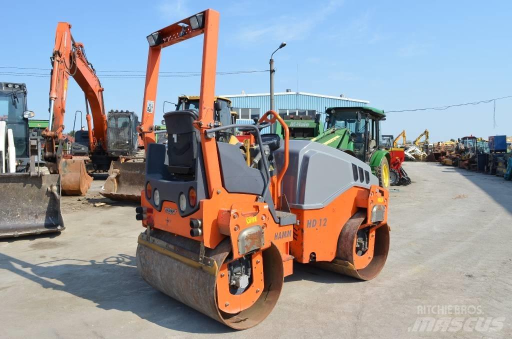 Hamm HD 12 VV Двойни барабанни ролки
