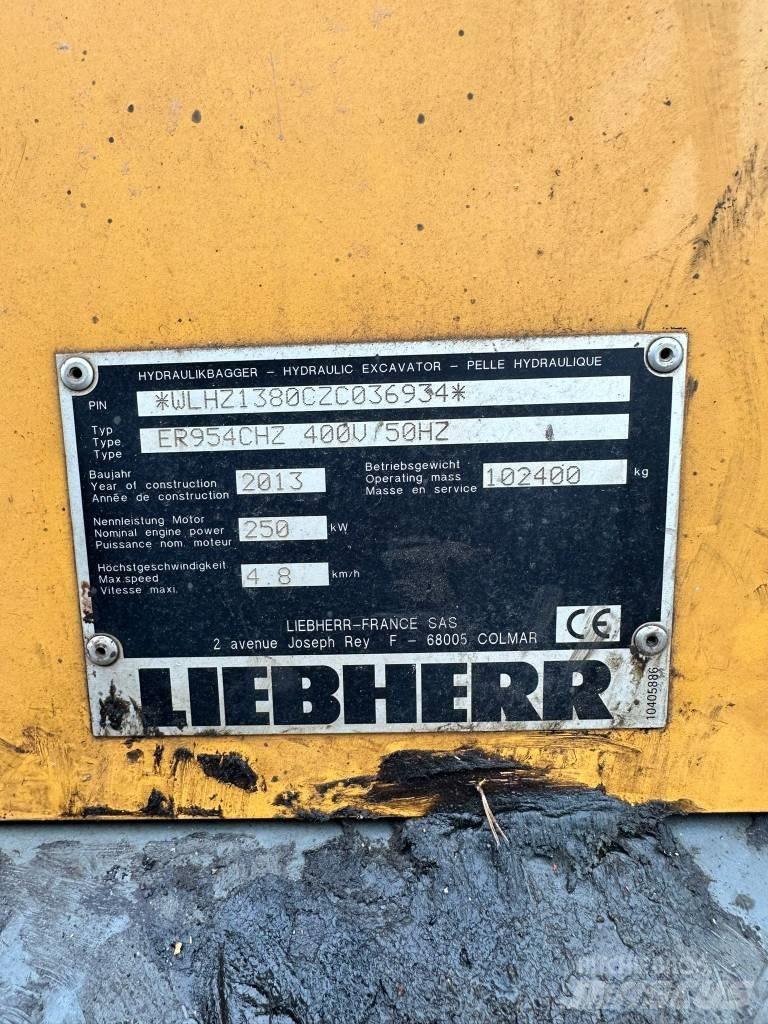 Liebherr ER 954C Оператори на отпадъци/индустрия
