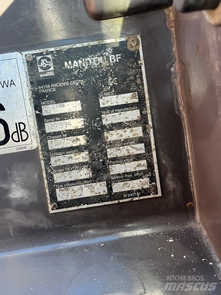 Manitou 1740 Телескопични товарачи
