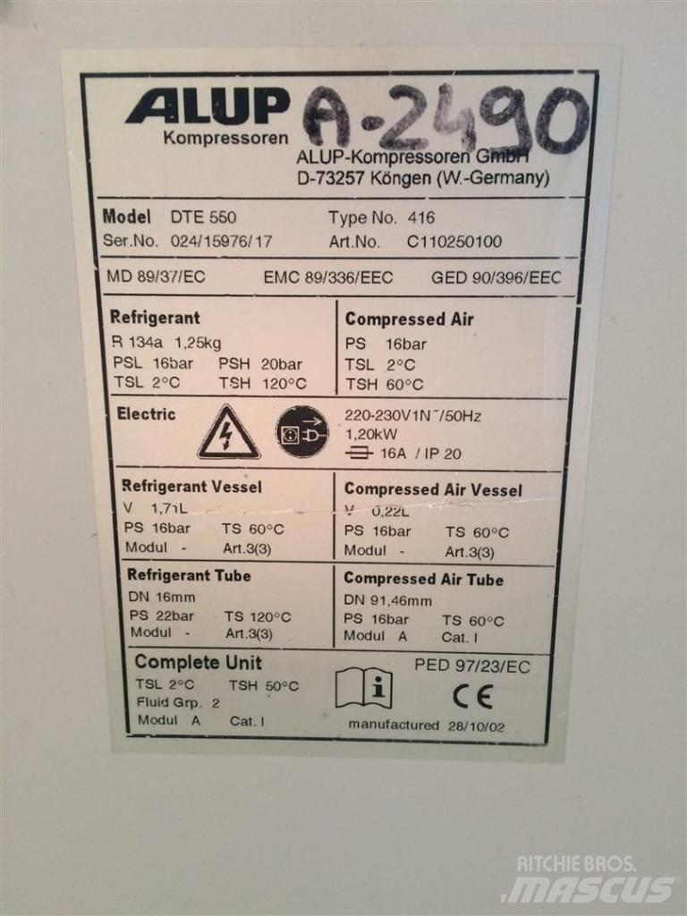Alup DTE550 Сушилни с въздух под налягане